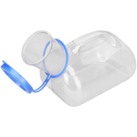 Urinoir Portable Homme 1000ML avec Couvercle Transparent pour Voyageurs et Personnes Âgées