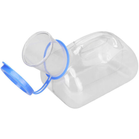 Urinoir Portable Homme 1000ML avec Couvercle Transparent pour Voyageurs et Personnes Âgées