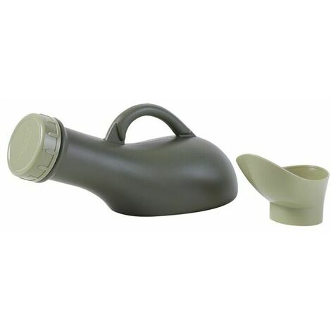 Urinoir pour hommes femmes portable unisexe : urinoir pistolet avec poignée bouchon de bouteille urinoir pipi pissoir voyage voiture plastique anti refoulement urine bassin lit nuit camping pot uriner