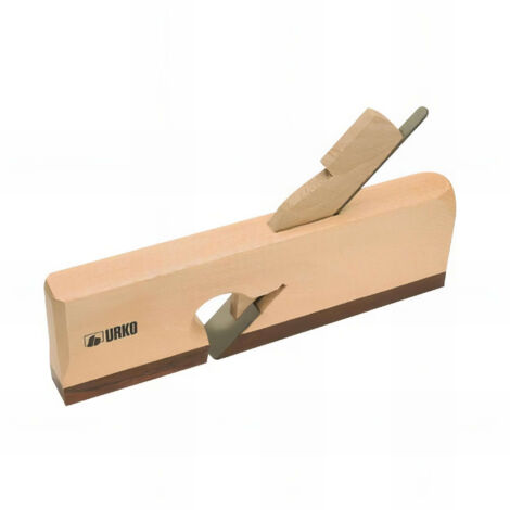 Urko – Rabot à main Guillaume d'ébéniste 235 mm – Lame en acier chrome-vanadium – Monture en bois extra-dur – Coupes droites précises - UR-4012500