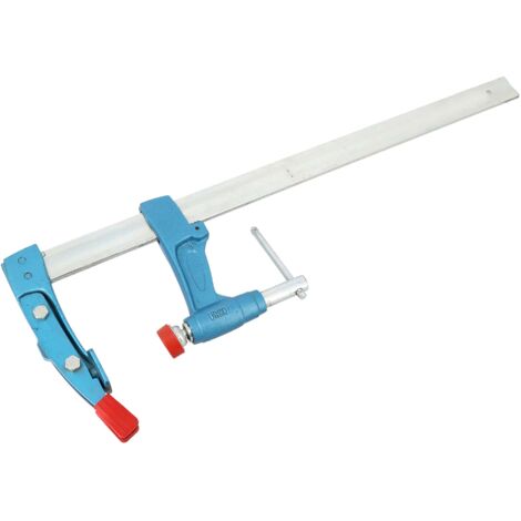 Urko – Serre-joint de charpentier 1200 mm – Capacité de serrage 120 mm – Section 35 x 8 mm – Pour menuiserie précise et ancrage sécurisé