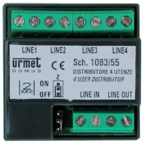 Urmet 1083/55 Videoabzweiger 4 Ausgänge 2VOICE