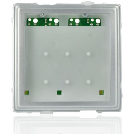 URMET 1148/50 - Sinthesi S2, modulo numero civico in alluminio anodizzato, acciaio lucido