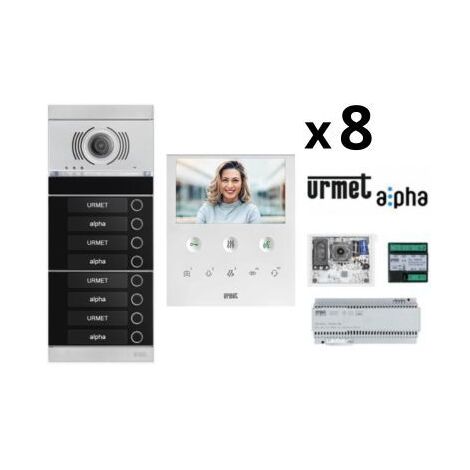 URMET 1783/KIT8VOG - KIT Videocitofonico 8 Famiglie Urmet Alpha - VOG5
