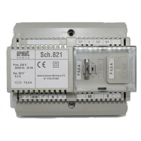 Urmet 230V AC Telefon-Rufwiederholer 7M 821