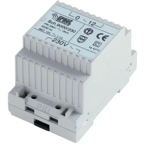 Urmet 9000/230 - Netzteil, Sicherheitstransformator 12V 20VA