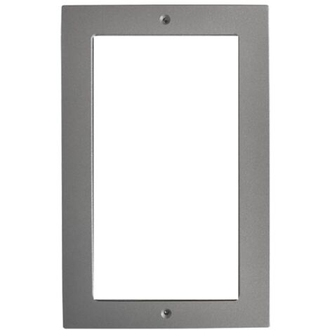 Urmet – Boîtier d'encastrement en zamak pour plaque de rue – Indice d'étanchéité IP45 – Dimensions 220x140x5mm – Compatible kit vidéo 2 fils