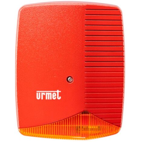 Urmet Feuersirene für den Außenbereich mit Blinklicht EN54-3 1043/259