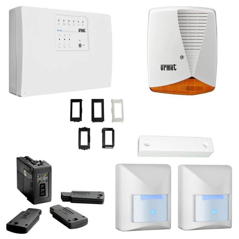 Urmet - Kit antivol Easy ir capteurs kit clé et sirène 1061/906