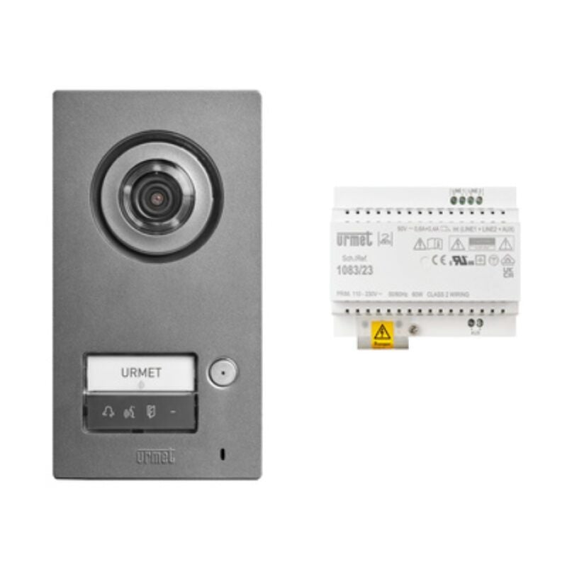 Kit domotique unifamilial mikra2 + alimentation 2voice - 1784/801 - Urmet