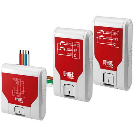 Urmet – Kit radio variation va-et-vient Zigbee – Récepteur pour ampoules LED – Fréquence 2.4GHz – Tension 230V – Émetteur inclus