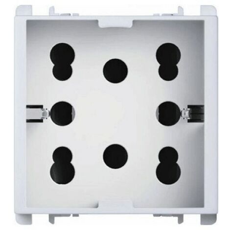Urmet Simon 16A schuko multistandard Steckdose und zwei zwei-Wege weiß 10311/2.
