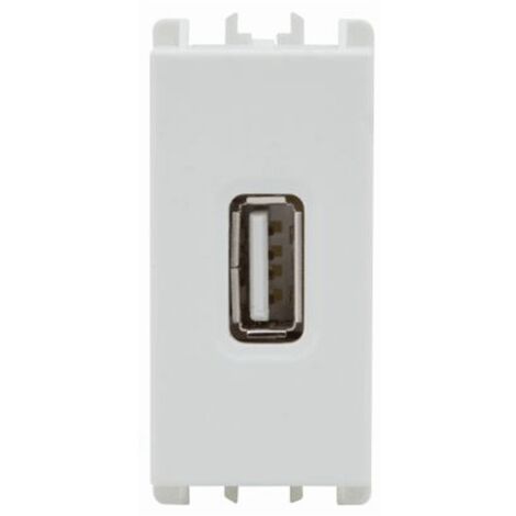 Urmet Simon Nea 5V 2,1A Toma de corriente Usb blanca 10330.