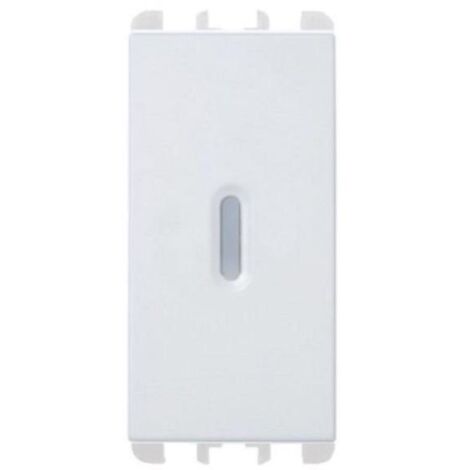 Urmet Simon Nea copritasto con diffusore trasparente 1 modulo 10362.B