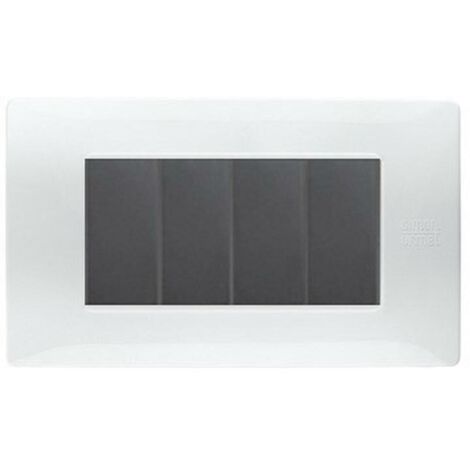 Urmet Simon Nea Flexa placa 4 módulos blanco hielo 11804.BG