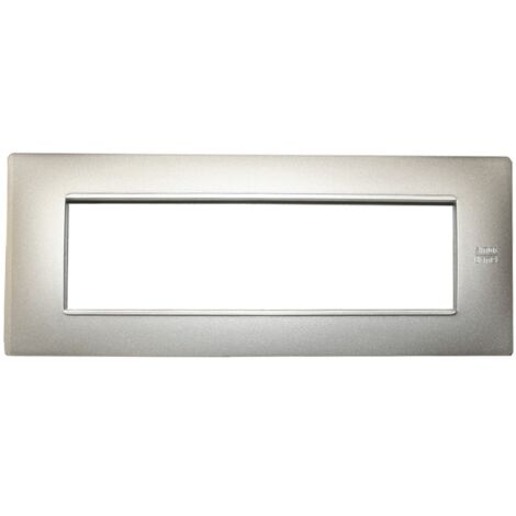 Urmet Simon Nea Flexa placa 7 módulos color aluminio 11807.AL