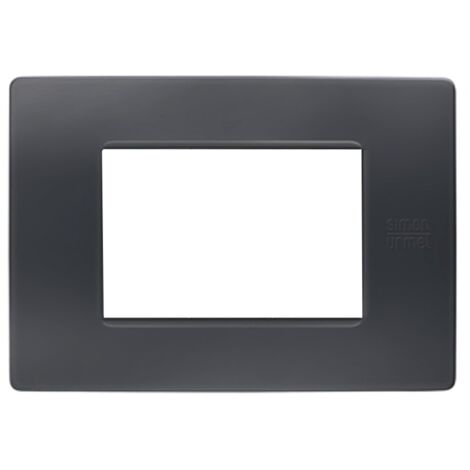 Urmet Simon Nea Flexa placca 3 moduli grigio antracite 11803.AN