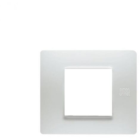 Urmet Simon Nea Placca 2 moduli Flexa tecnopolimero bianco - 11802.BN