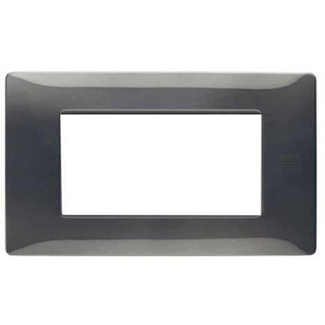 Urmet Simon Nea plaque 4 modules acier foncé 11804.AC