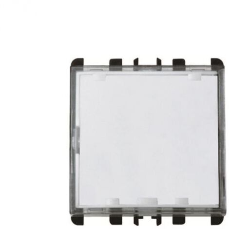 Urmet Simon Nea Pulsante targa portanome illuminabile 2 moduli 1P NO 10A bianco - 10128/2.B