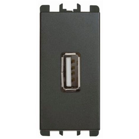 Urmet Simon Nea Usb 5V 2,1A color antracita 10330