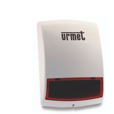 Urmet Sirena autoalimentata wireless da esterno con lampeggiante Zeno PRO - 1051/405