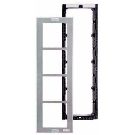 Urmet telaio porta moduli con cornice per 4 moduli 389x125 mm 1148/64