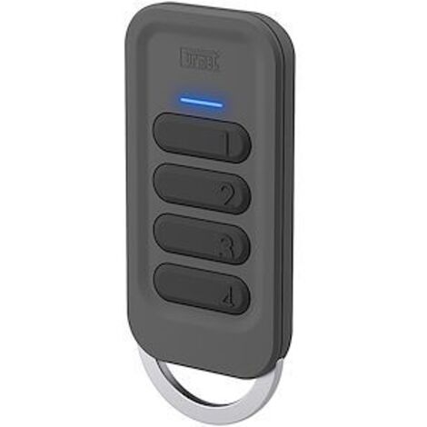Urmet – Télécommande porte clé Zigbee 4 canaux – Technologie UP pour multi-usage – Autonomie optimisée – Compatible Zigbee 3.0