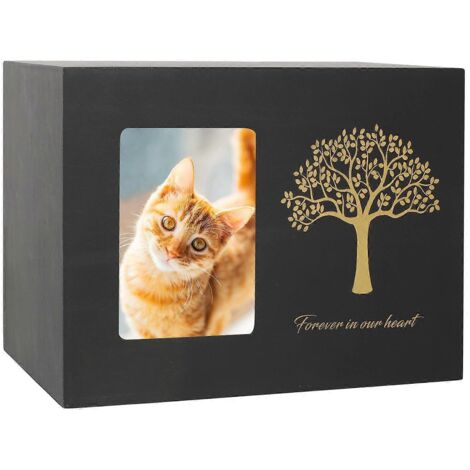 Urnes funéraires en bois pour animaux de compagnie, souvenir pour les cendres de chiens et de chats, cadeaux commémoratifs pour animaux de compagnie