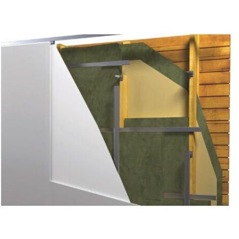 Ursa – Pack de 8 paquets de 2 rouleaux laine de verre 145mm – Surface 24.40 m² – Isolation thermique murs ossature bois – R 4.50