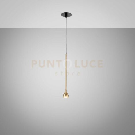 URSULA SP/I - SOSPENSIONE LED ORO A INCASSO 3000K 255LM 5W