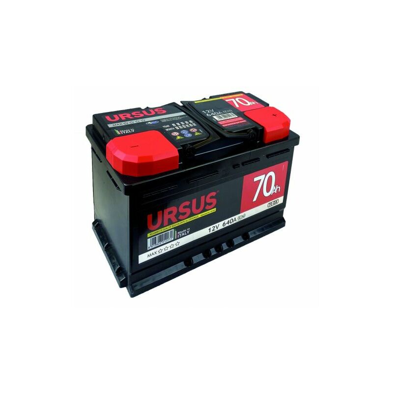 Image of Marca - batteria avviamento auto ursus 60 Ah mm. 242x175x190 h
