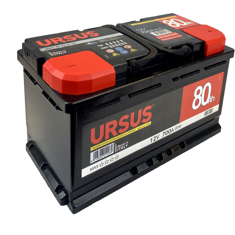 Image of Lubex - ursus max batteria 80 dx batteria per auto - ricambio
