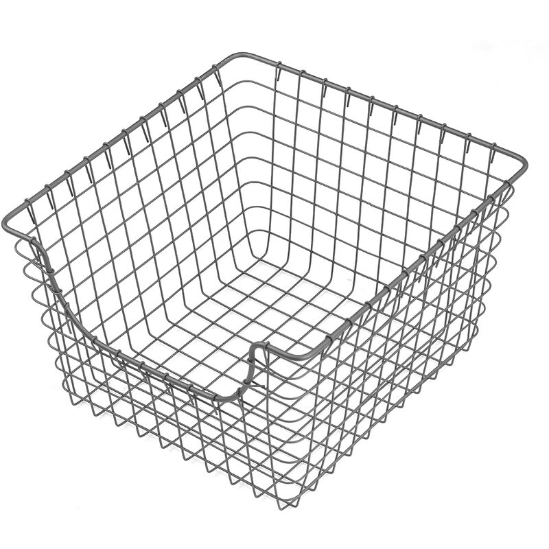 

US-003 Contenedor de despensa de alambre de metal Organizador de alimentos Cesta de almacenamiento Cesta Organizador de almacenamiento Cesta