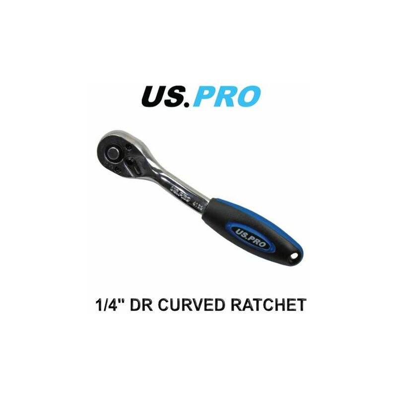 1/4 Drive Curved Offset Ratchet 72 Teeth 4162 - Us Pro