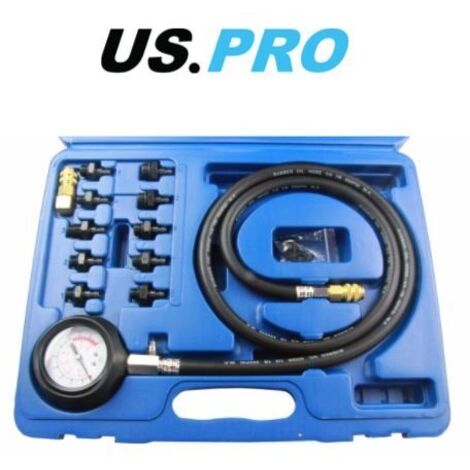 US PRO 12pc Oil Pressure Test Kit 5388