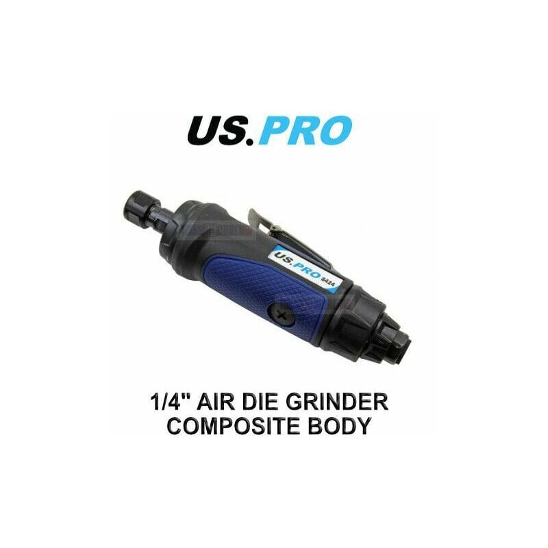 Tools 1/4 Air Die Grinder Composite Body, Grinding Tool 8424 - Us Pro