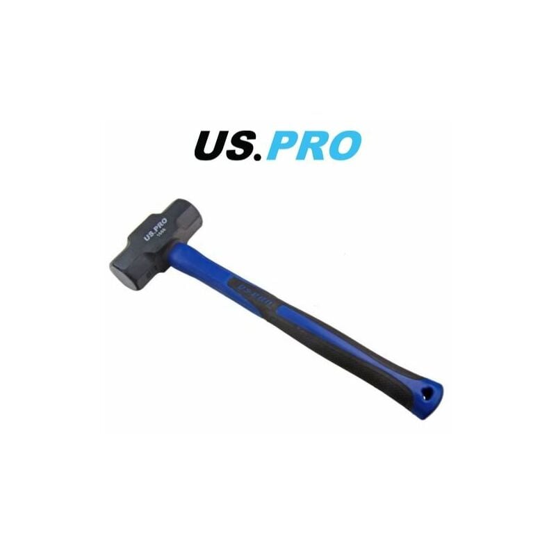 1.8kg (4lb) sledge hammer double face Head tpr shaft 1666 - Us Pro