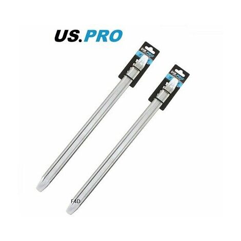 US PRO 2X 18 450MM TYRE LEVER REMOVER CHANGER CAR VAN MOTORBIKE TRAILER 6871