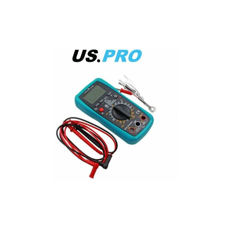 Us Pro - Digital Multimeter With Light - ac dc ohm Current Circuit Tester 6798