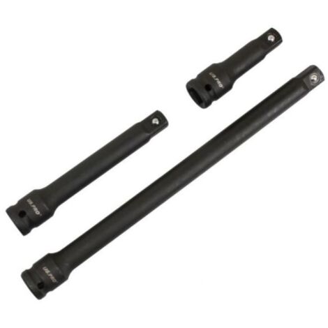 US PRO IMPACT EXTENSION BAR SOCKET SET 3PC 1/2"" DRIVE WARRANTY 2086