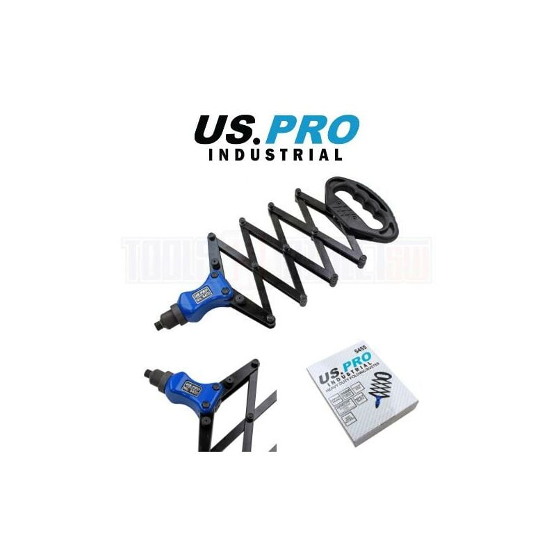 Us Pro Industrial - Heavy Duty Lazy Tong Folding Riveter For Pop Rivets 5455