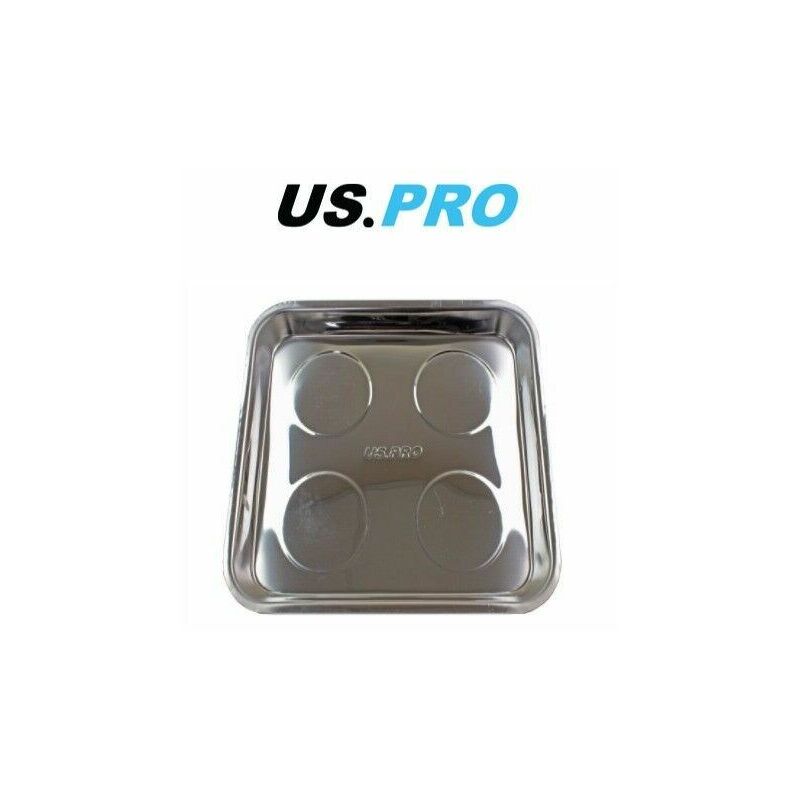Us Pro - Jumbo Magnetic Stainless Steel Parts Tray 10.5 x 11.5 6784