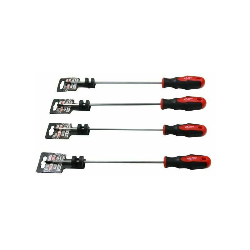 6pc extra long tamper proof torx screwdriver set B1547 - Us Pro