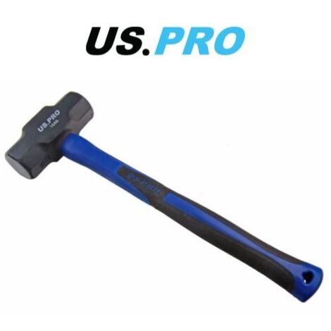 US PRO Lump Hammer 1.8kg 4lb TPR Handle Sledge Club Rubber Grip Heavy Duty 1666