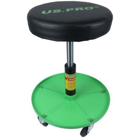 US PRO MECHANICS CREEPER SEAT ROLLING STOOL CHAIR TROLLEY PADDED GARAGE 5061