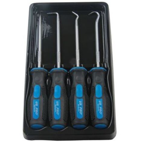 US PRO Pick & Hook Tool Set 4PC Scraper O Ring Seal Removal Set Hook Pick 5034