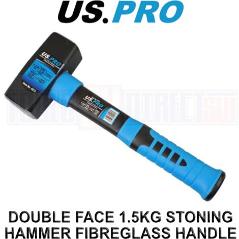 US PRO Stoning Hammer 1.5kg Sledge Hammer Fibreglass Handle Club Lump 4513
