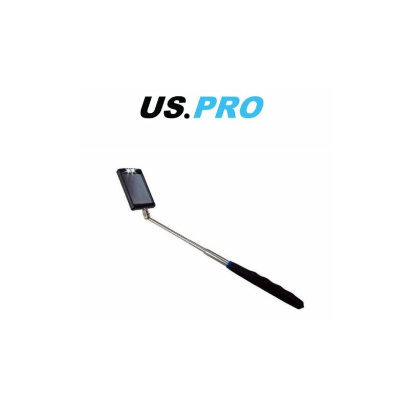 Us Pro Telescopic Inspection Mirror With Led 6771