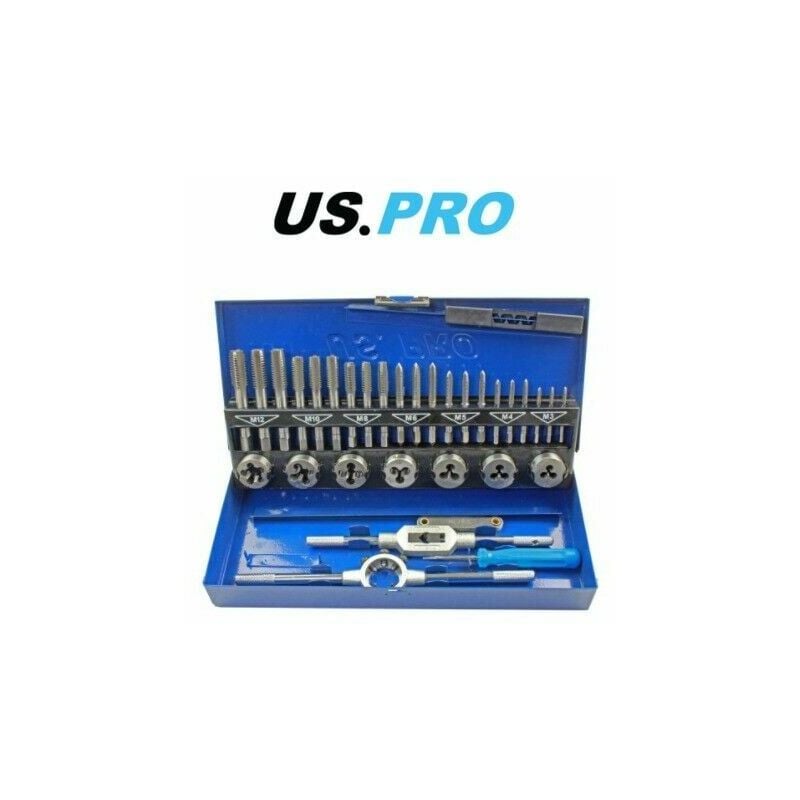 32 Piece Metric Tap And Die Set M3-M12 2625 - Us Pro